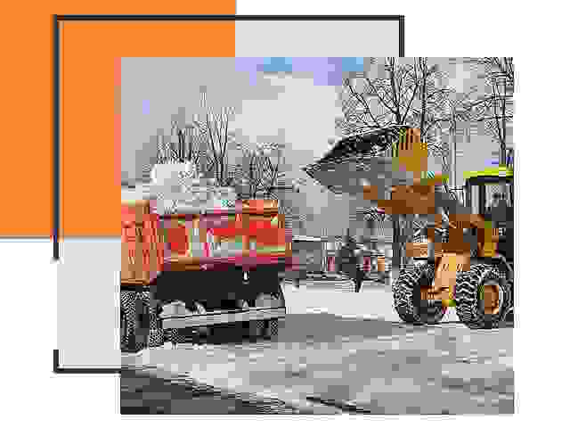 Вывоз снега в Якутске